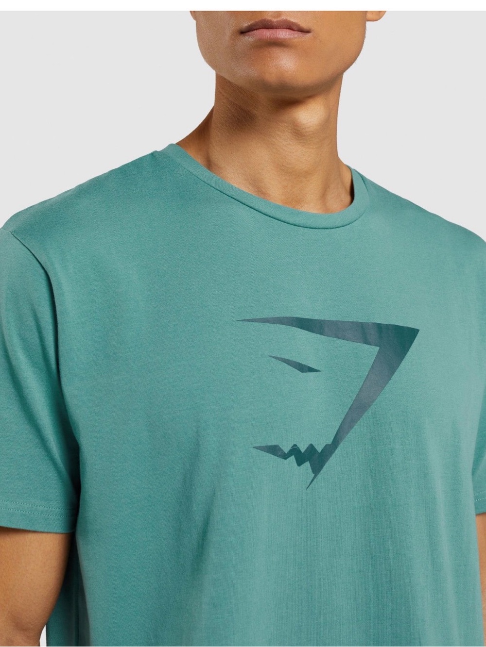 Gymshark Teal Short-Sleeve Logo Tee